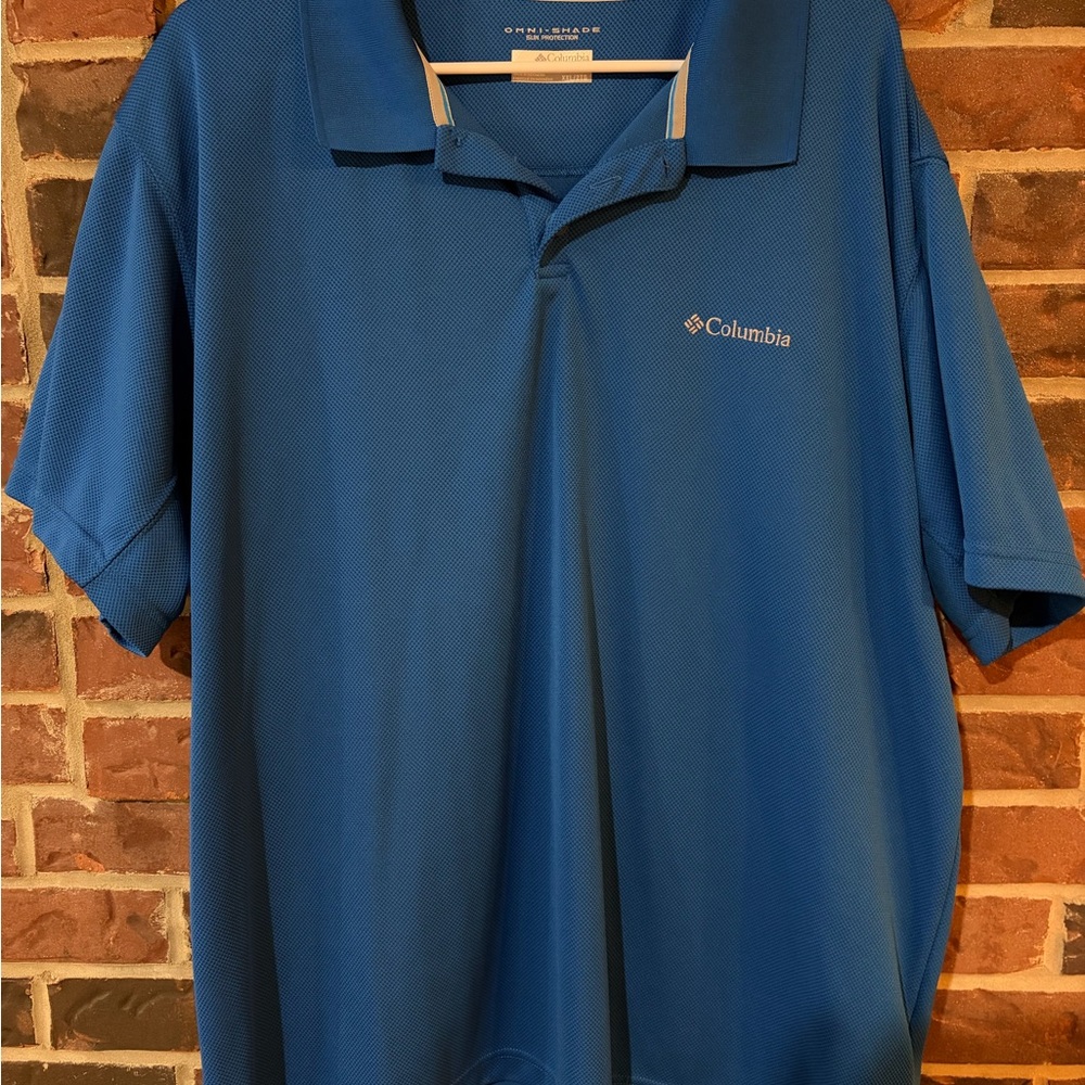 Columbia Men's Royal Blue Short-Sleeve Polo